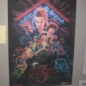 A stranger things poster